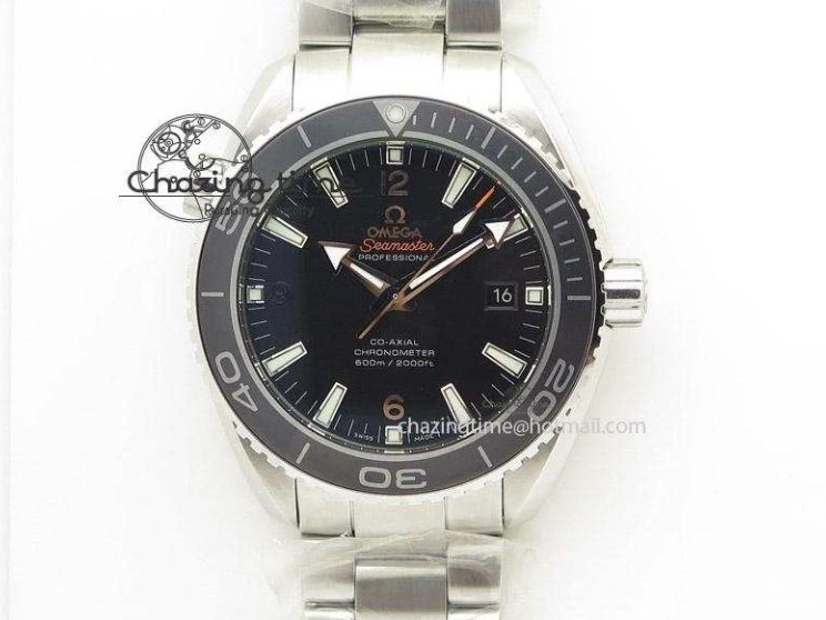 0213 Speedmaster ’57 Co-Axial OMF 1:1 Best Edition Black Dial White Markers On SS Bracelet A Durable 8146